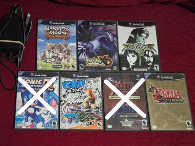 Nintendo Gamecube game bundle including PokeMon Xd Gale of Darkness! Trades considered!
