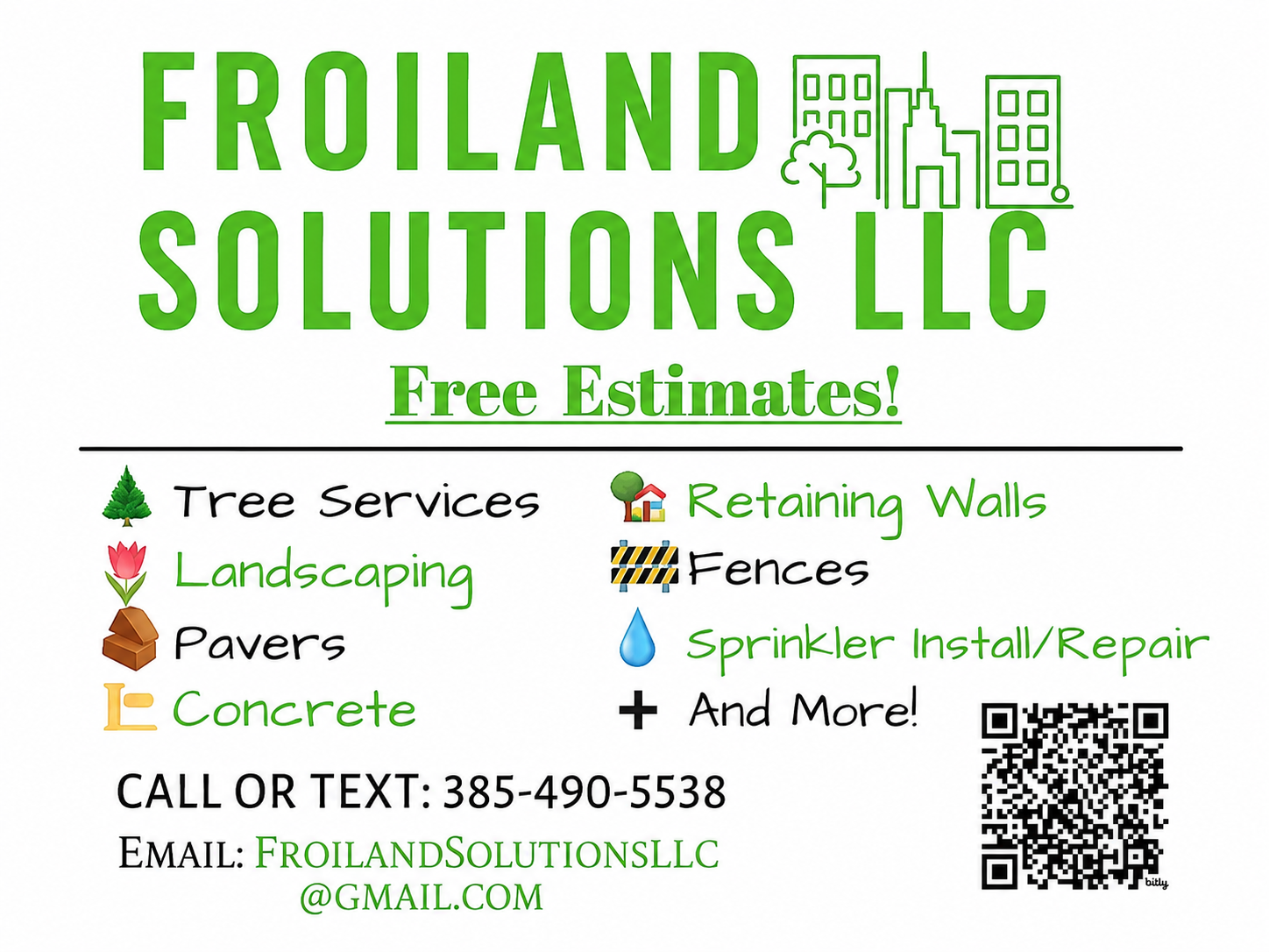 Froiland Solutions LLC | Landscaping | Concrete | Trees | & MORE!!