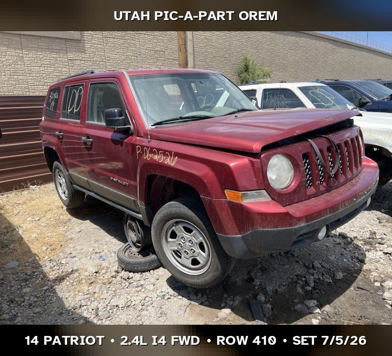 2014 Jeep Patriot Parts - UTPAP Orem