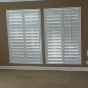 White Faux Wood Plantation Shutters - Set of 5 (70x46.25" window fit, 72x48.75" overall)