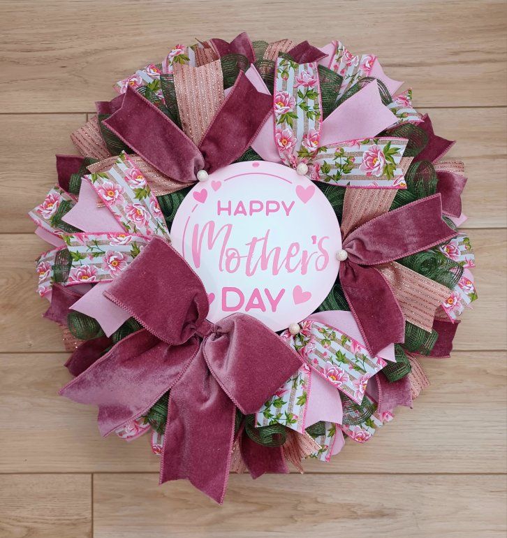 Happy Mother's Day Wreath