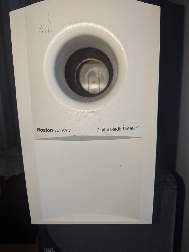 Boston Acoustics Digital MediaTheater 5.1 Speaker System Subwoofer White Used