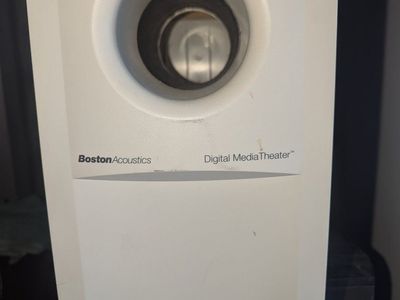 Boston Acoustics Digital MediaTheater 5.1 Speaker System Subwoofer White Used