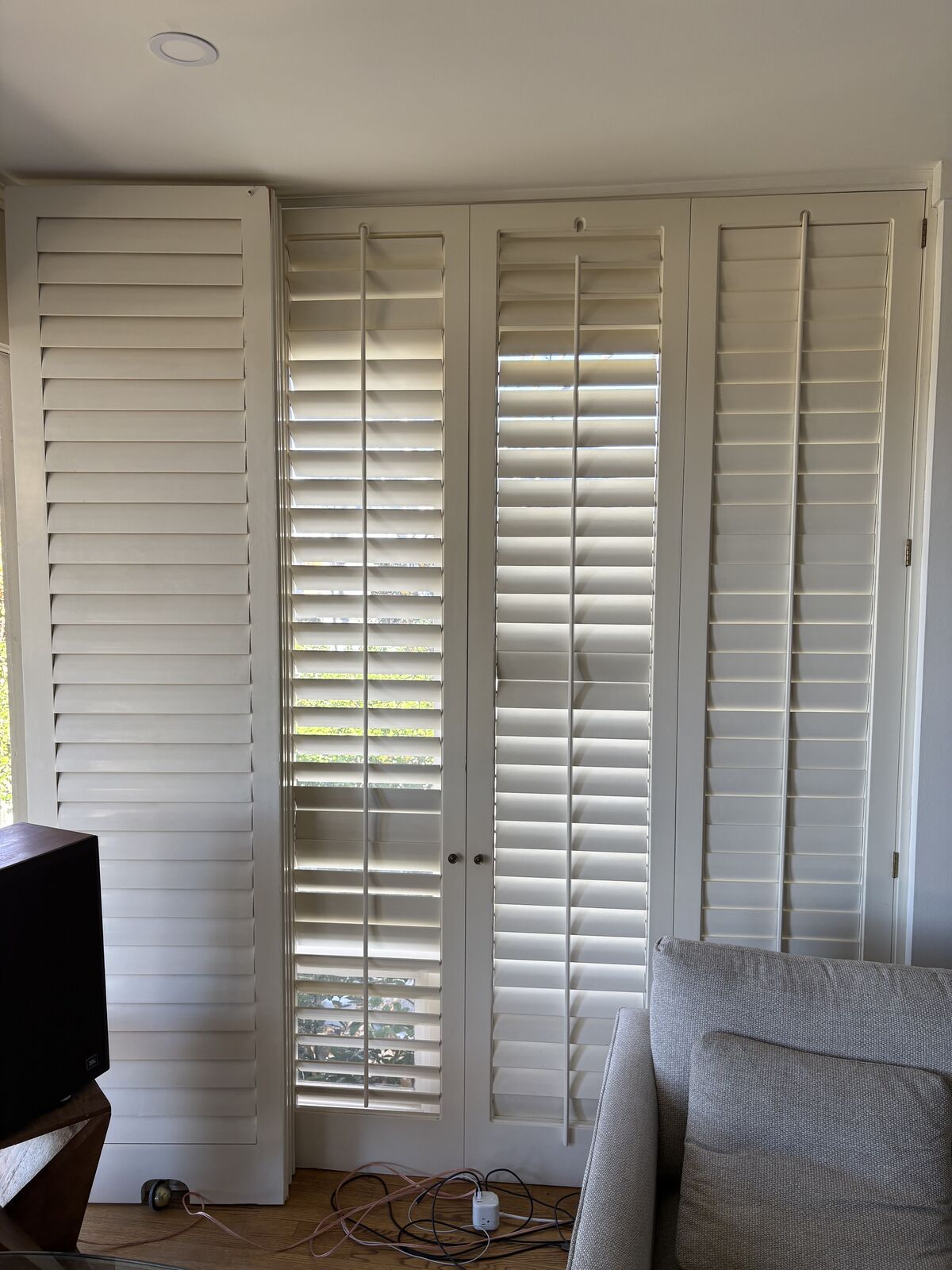 Floor to Ceiling plantation shutters