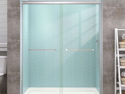 Sliding shower door 66x72