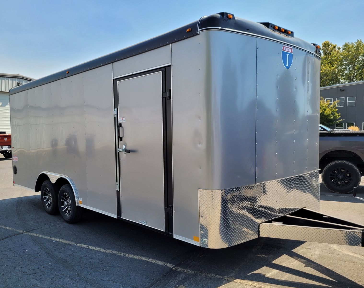2025 Interstate 20' x 8.5 10k axles left side escape door enclosed trailer