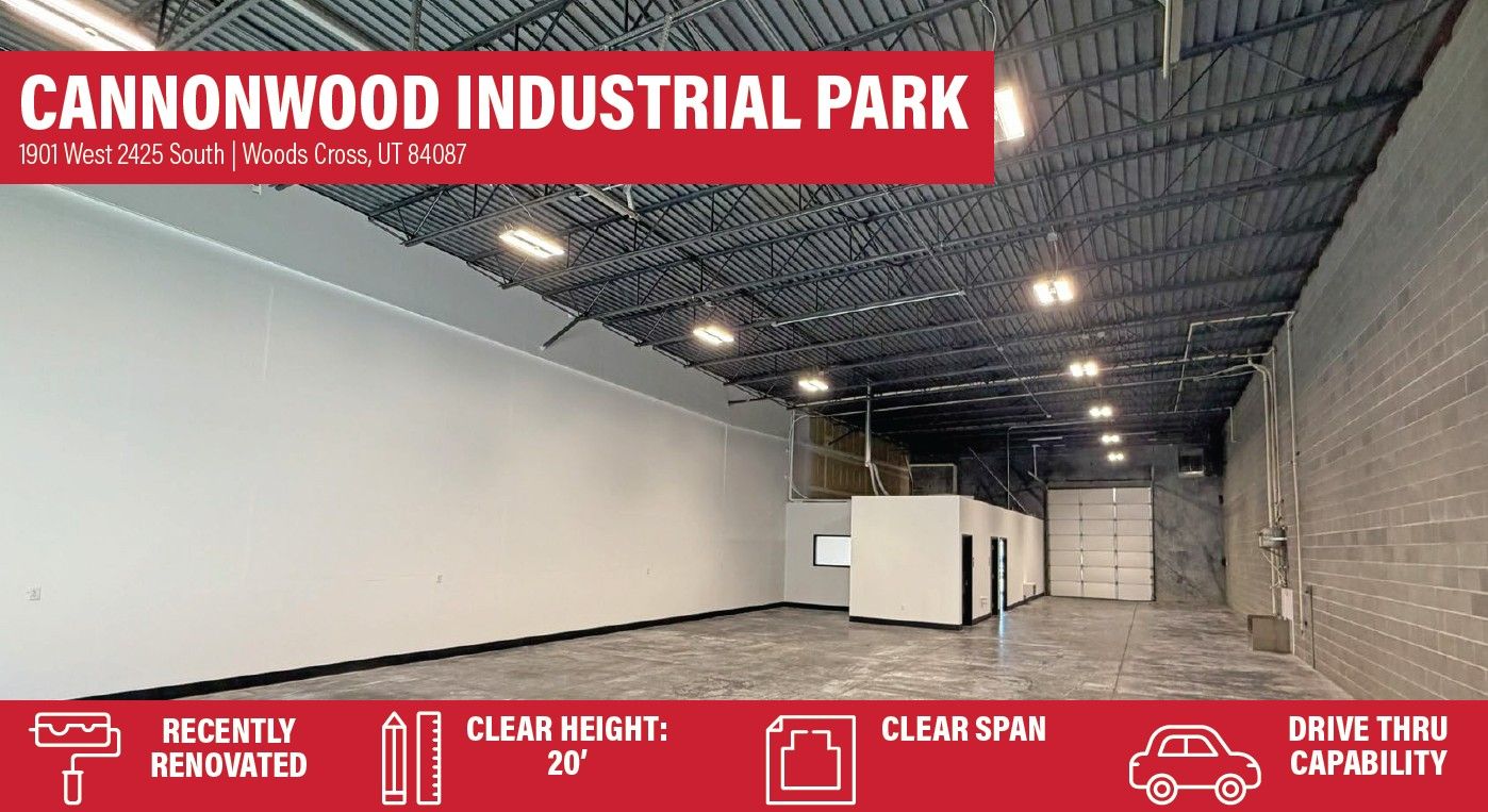Cannonwood Industrial Park - 4,000 SF - Woods Cross, UT