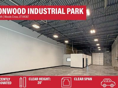 Cannonwood Industrial Park - 4,000 SF - Woods Cross, UT