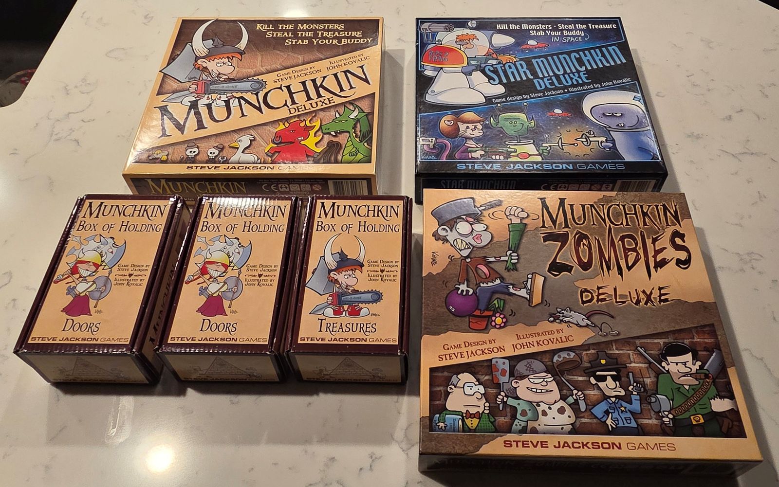 Munchkin Collection of Deluxe Game Editions, Expansions & Promos