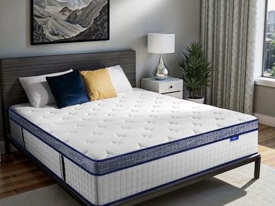 NEW 10” twin hybrid mattress memory foam pocket springs