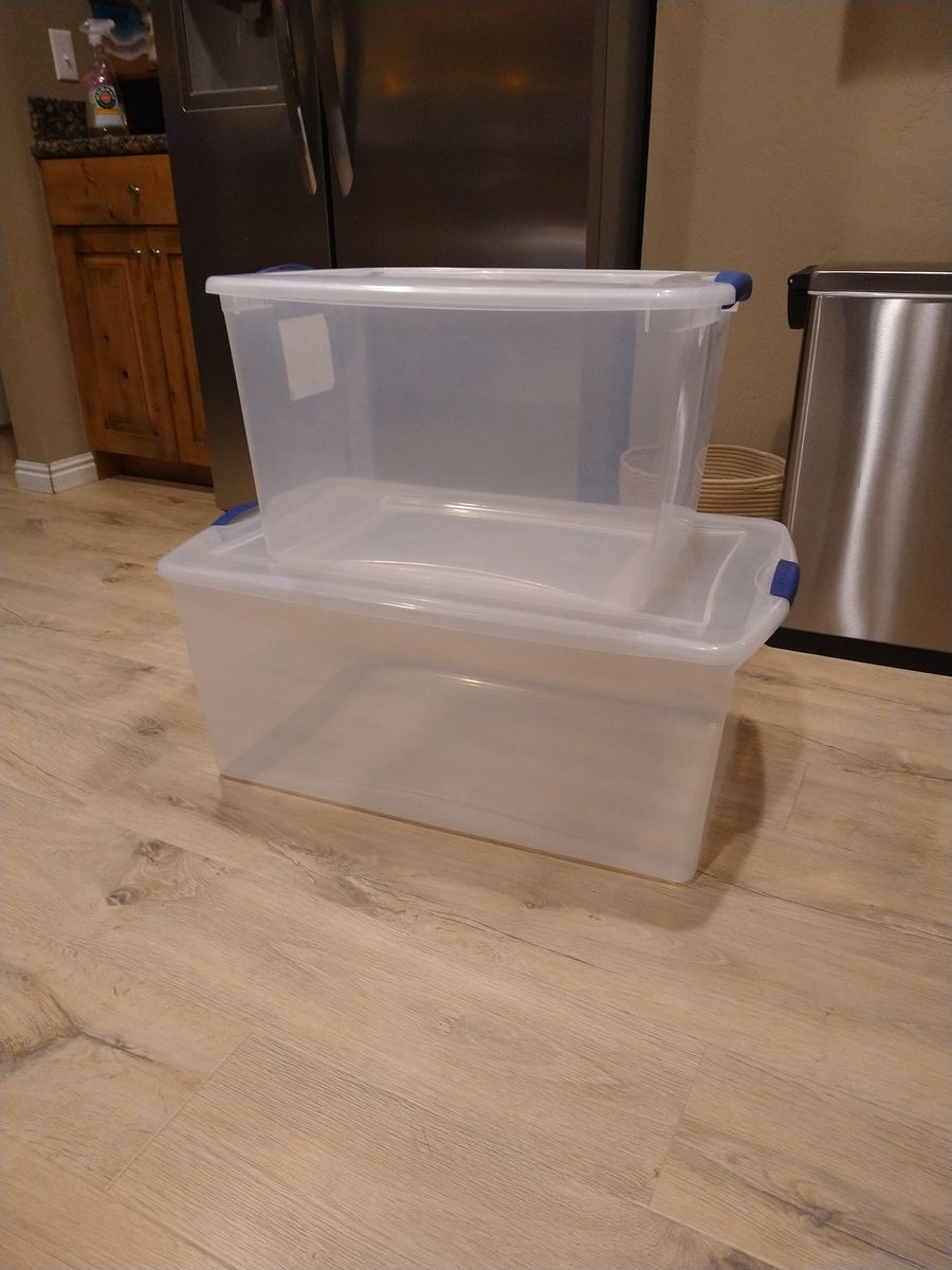 Sterilite Plastic Containers