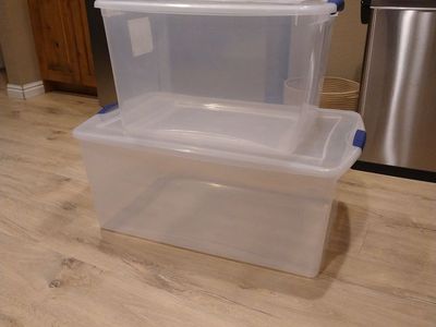 Sterilite Plastic Containers