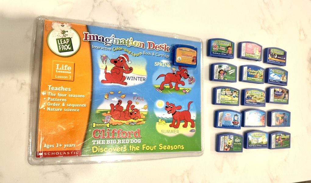 Leap Frog Imagination Desk And Games Bundle