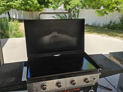 36" 4 Burner Blackstone Outdoor Griddle With Air Fryer Built In