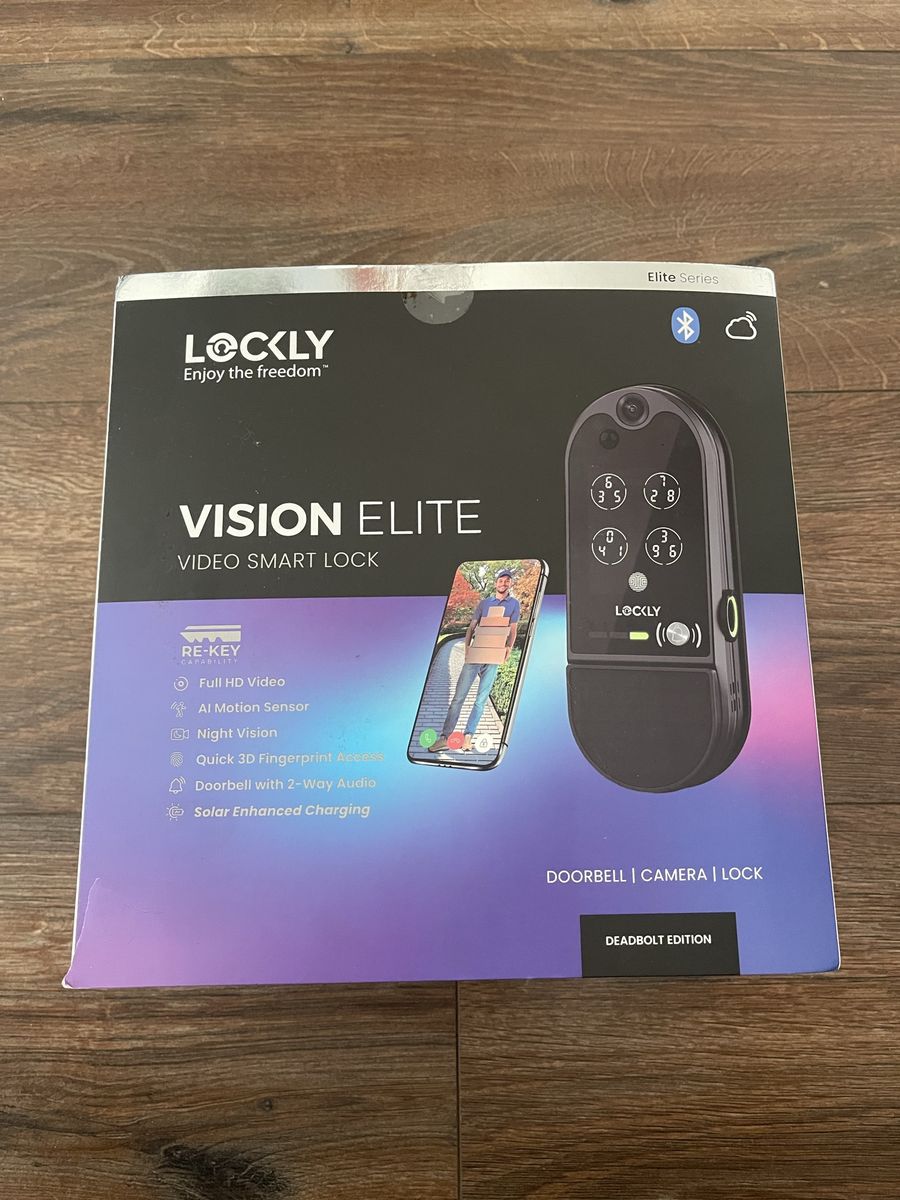Lockly Vision Elite Video Smart Lock Deadbolt Edition