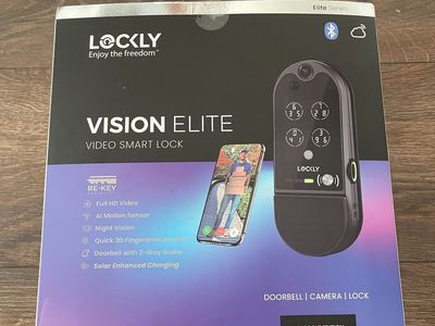 Lockly Vision Elite Video Smart Lock Deadbolt Edition