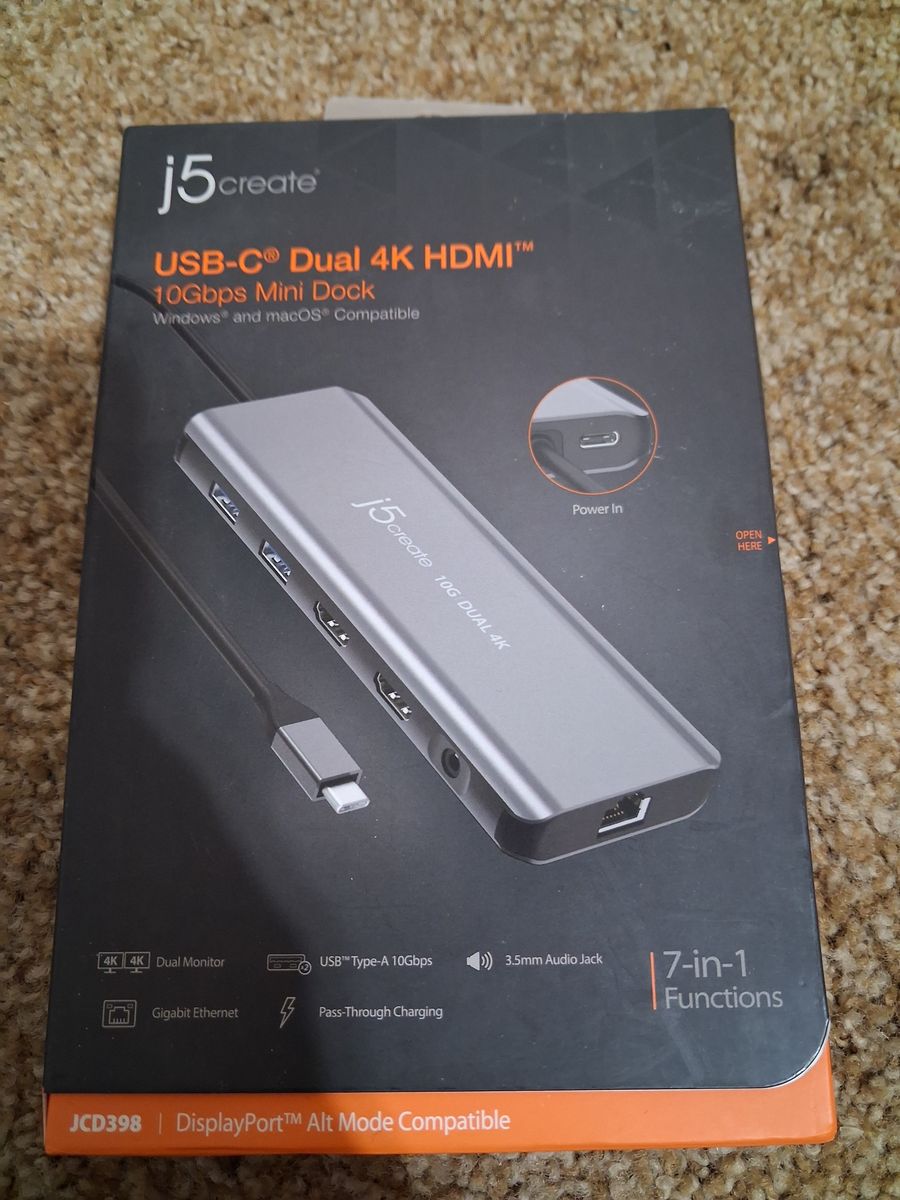 4K USB-C HDMI Dock / Hub - New