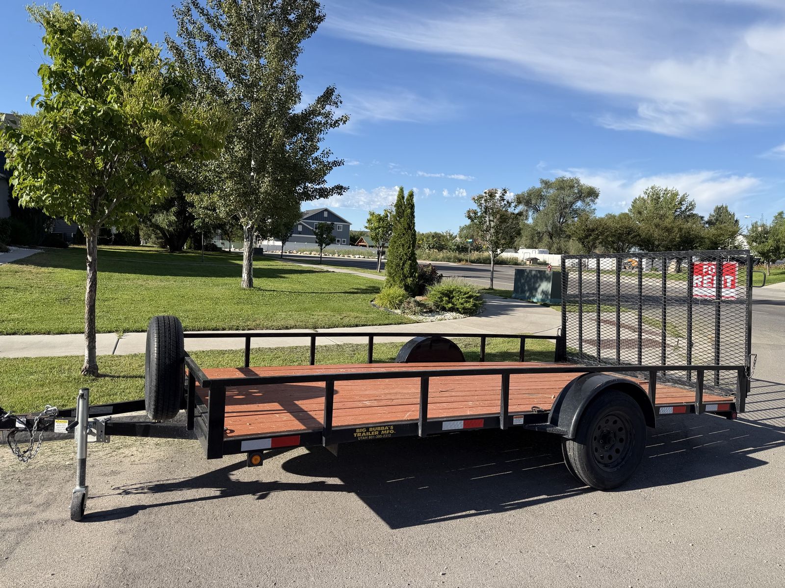 7 x 14 Utility Trailer For Rent