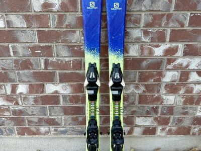 120 Salomon QST Max Jr Skis + Salomon Bindings