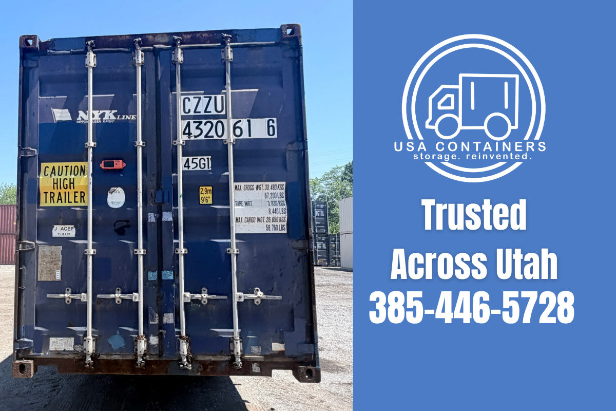 40' Used Container – Weatherproof Farm Storage – Great Value