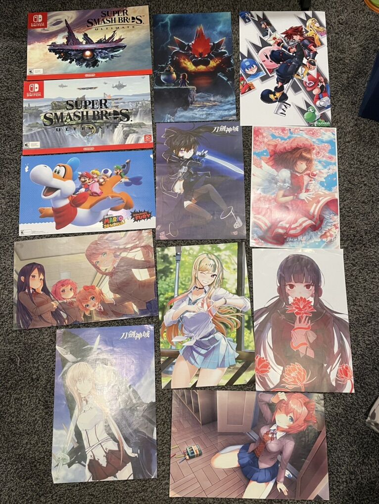 Video Game And Anime Mini Posters (12)
