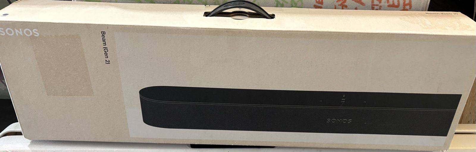 Sonos Beam (Gen 2) Compact Smart Soundbar - Black, Dolby Atmos