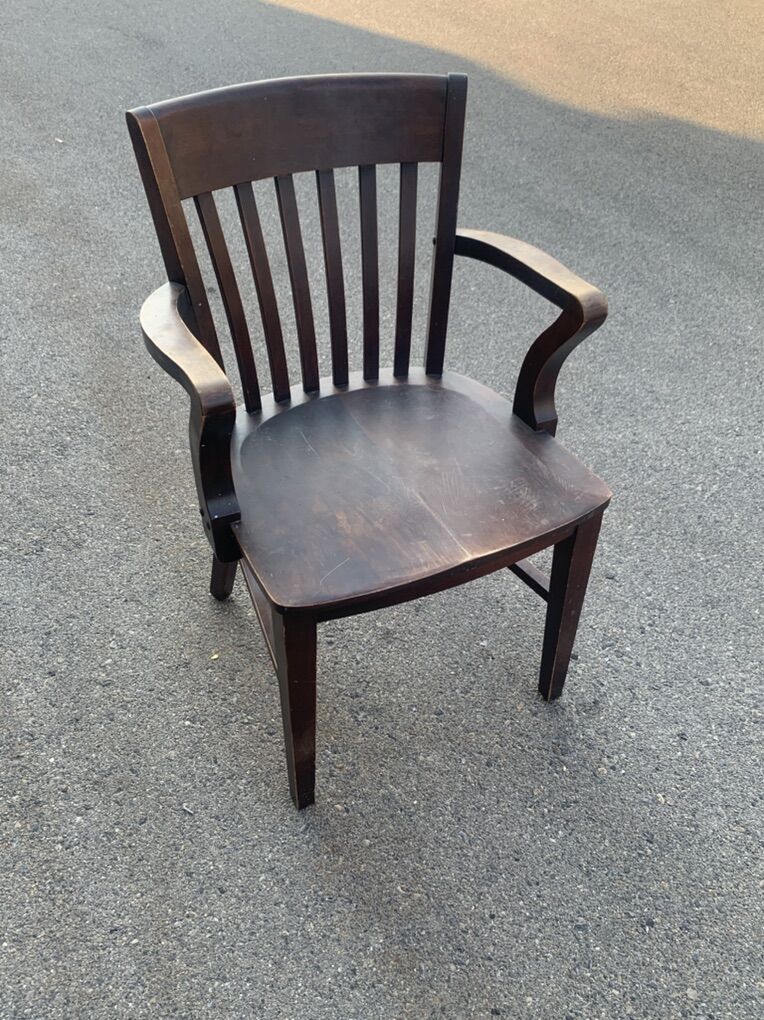 Antique Milwaukee Chair Co Bankers Chair 1920s