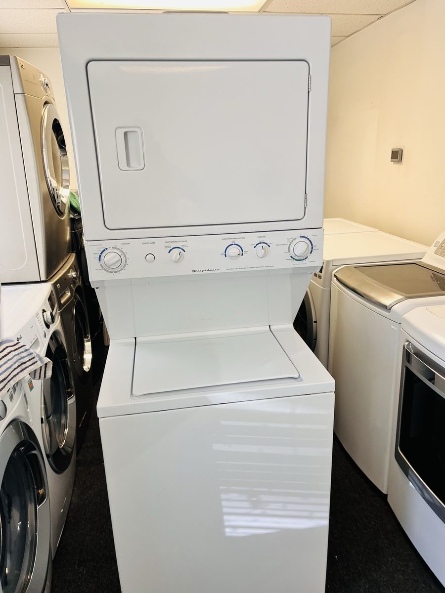 Frigidaire heavy duty stackable washer and dryer