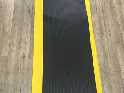 Antifatigue Runner: Ribbed, 3 ft x 6 ft, 3/8 in Thick