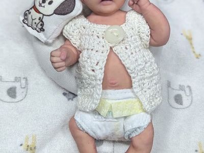 Silicone Reborn Baby Doll Newborn Mini Collectible Doll she is very well painted