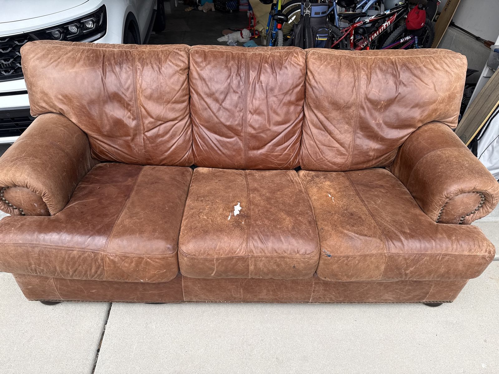 Free leather couch