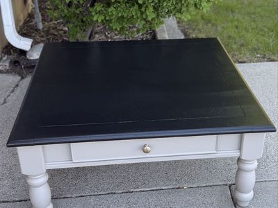 Heavy Wood Refinished coffee table or kids table