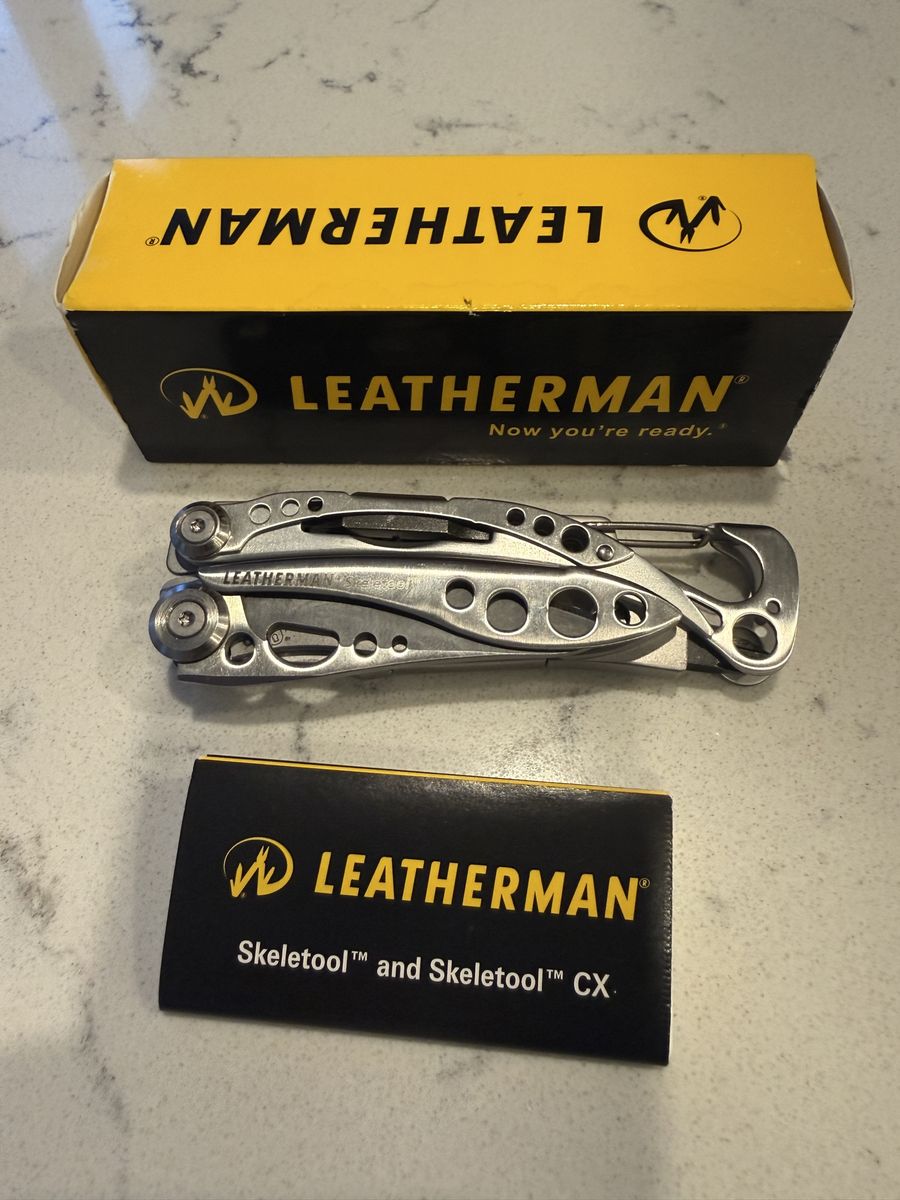 Leatherman Skeletool Stainless Multi-Tool with Box, 1st year production 