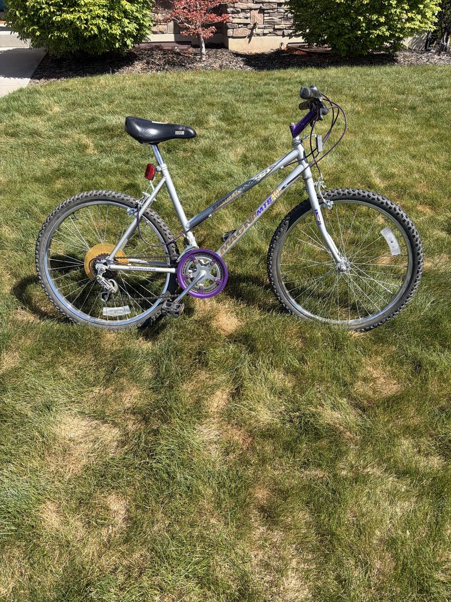 Magna MT.B Women's Mountain Bike - Silver/Purple Accents - Good Condition
