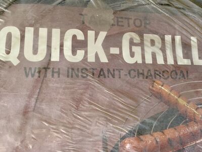 Quick Grill With Instant Charcoal briquettes