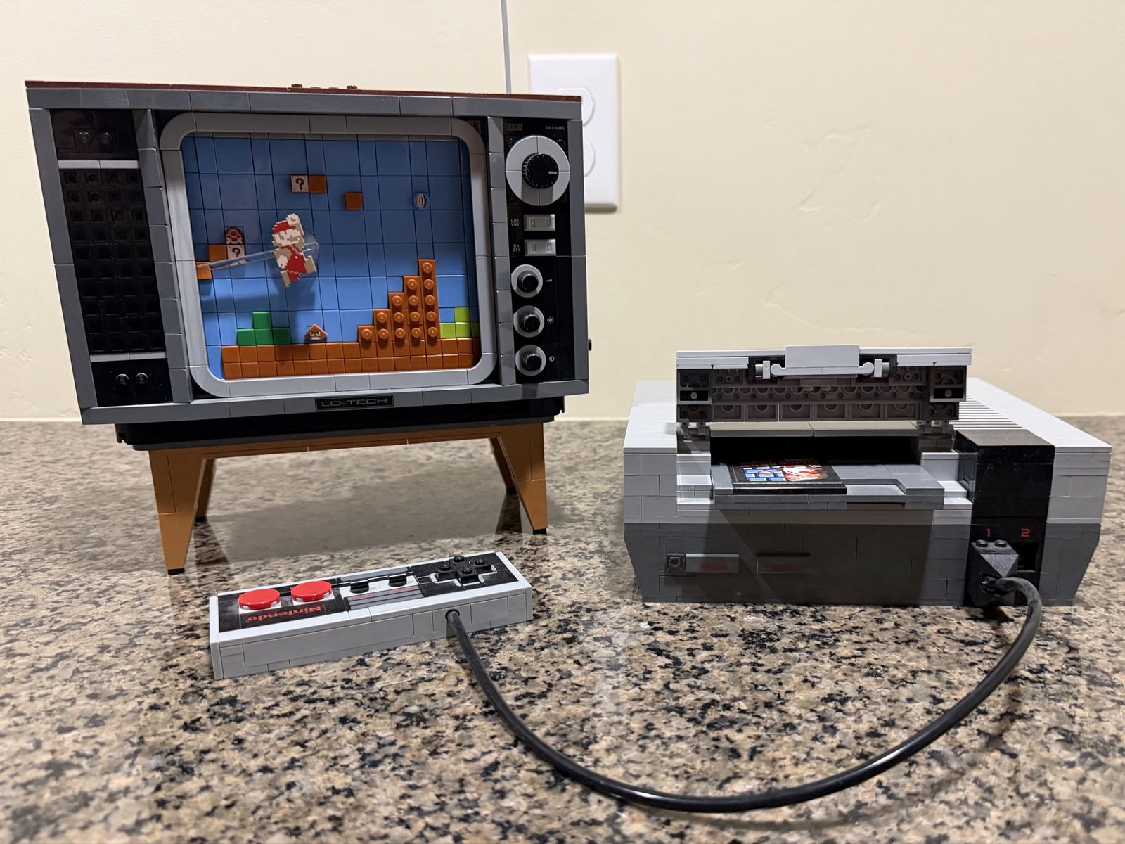 LEGO Super Mario NES Set #71374 — Built Once, Displayed Only