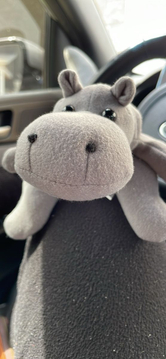 It’s all Greek to me hippo beanie 6”