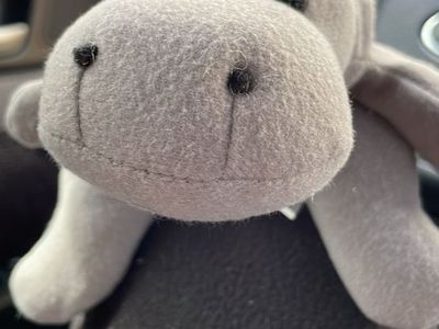 It’s all Greek to me hippo beanie 6”