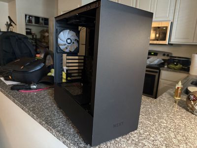 NZXT H510 mid tower case with Thermalright RGB fans