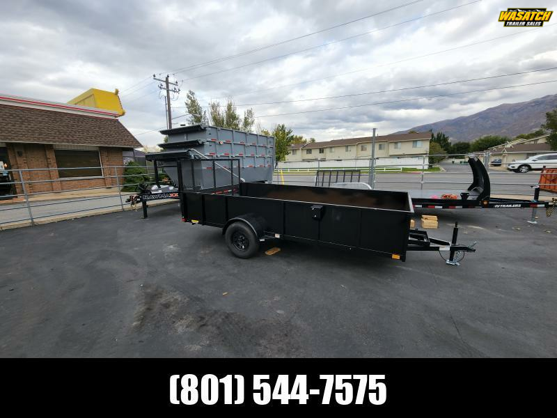 2026 Wasatch Built Trailers 7X14 SA 3.5K Landscape Utility Trailer