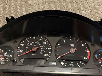 BMW e36 M3 1995-1999 gauge cluster