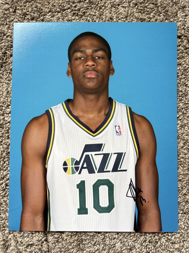 Alec Burks Utah Jazz Autograph 8x10 Singed Auto