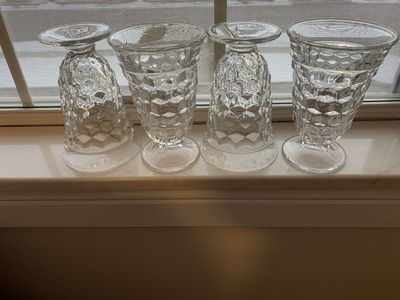 Fostoria American vintage ice tea goblets 4 available