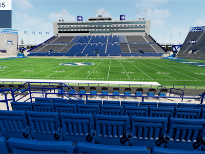 BYU vs Arizona - 4 Incredible East Sideline Tix