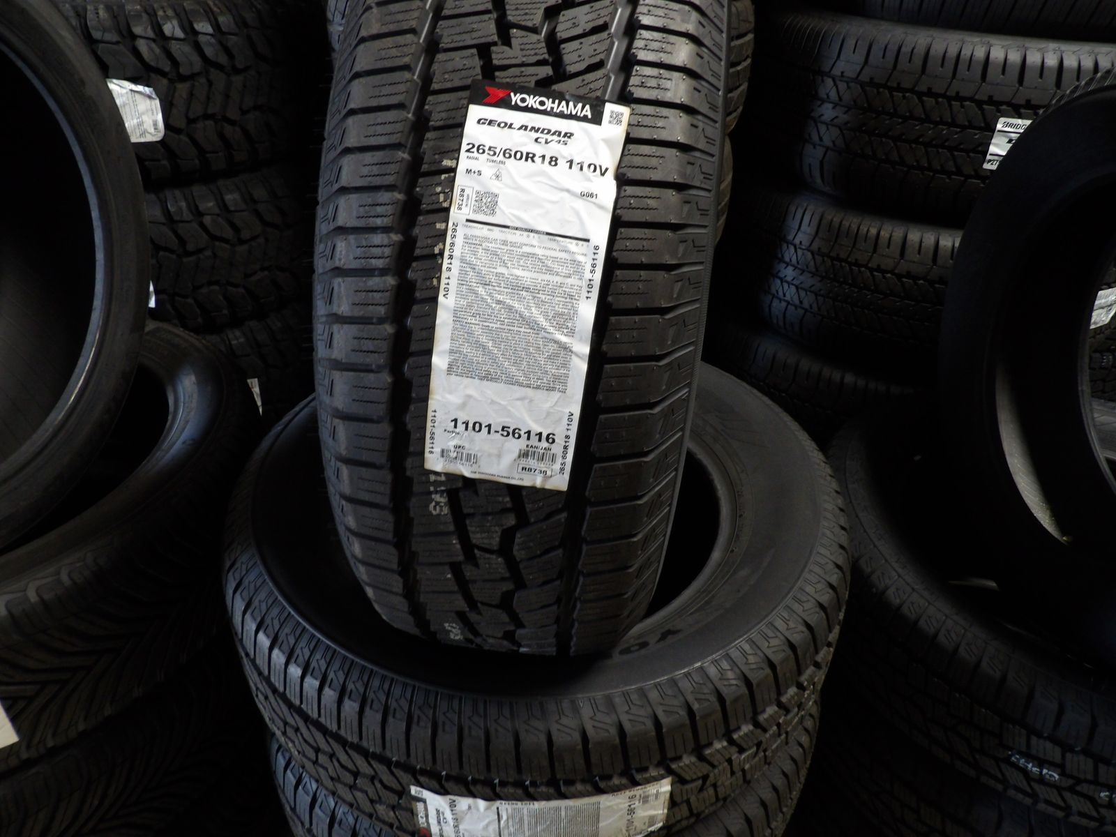 265/60R18 YOKOHAMA GEOLANDAR CV45 SET OF NEW TIRES
