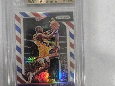 2018-19 Panini Prizm Red White & Blue #15 Kobe Bryant BGS 9.5