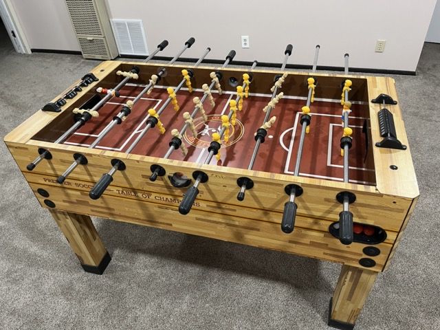 Vintage "Premier Soccer Table of Champions"