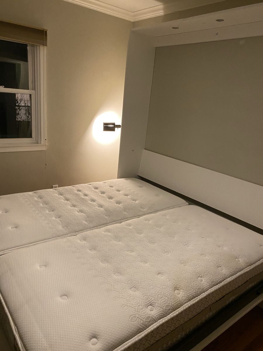 Breda King Size Murphy Bed - like new