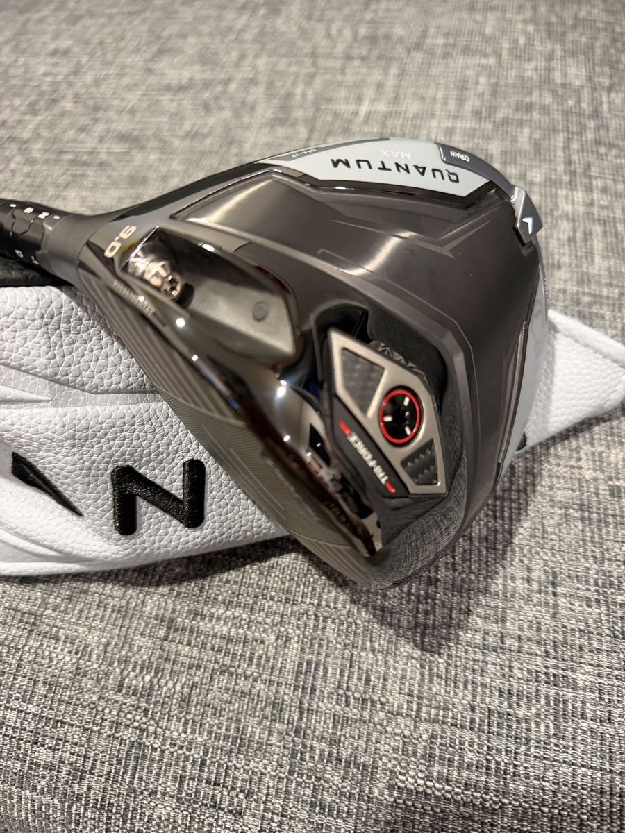 NEW Callaway Quantum Max Driver 9.0° UST LIN-Q Power Core Red 6S Stiff RH