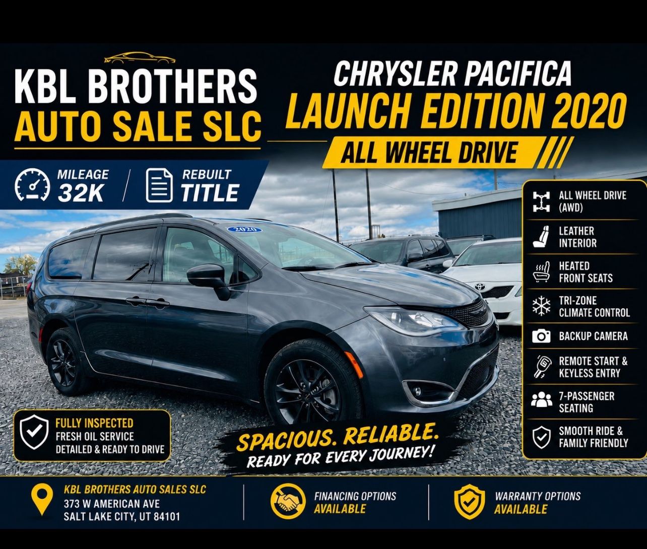 2020 Chrysler Pacifica Launch Edition